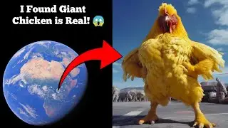 I Found Giant Chicken 😱🤯 is Real On Google Map And Google Earth 🌎 #earth #map #googleearth #chicken