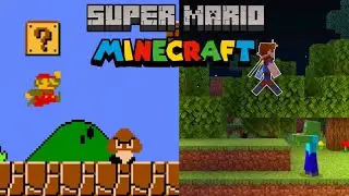 Build a Super Mario Side-Scroller in Minecraft Bedrock!