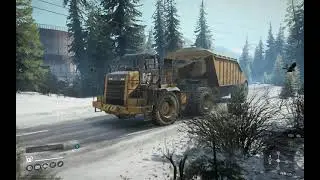 SnowRunner - Caterpillar 770G Transport Heavy Rock Trailer 3 @ Big Salmon Peaks
