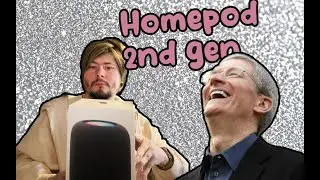 Homepod second generation Unboxing (midnight)