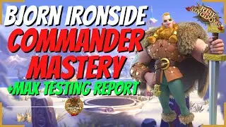 BJORN IRONSIDE MASTERY GUIDE | MAX TESTING AND REPORT WITH CHISGULE | Rise of Kingdoms