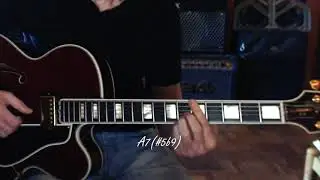 Joe Pass Chords substitutions Part 1- major chords - Pattern I IV V I