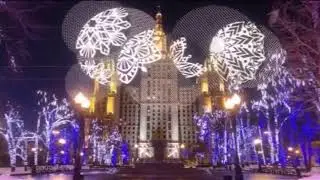 (2019-2020 зимния новогодняя заставка первого канала