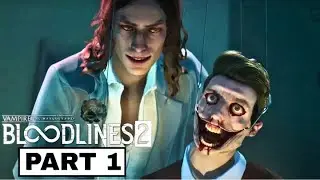 Vampire The Masquerade Bloodlines 2 Gameplay Walkthrough Part 1 Demo HD/PS5/Xbox Series X/PC/2021