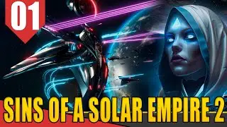 Batalhas CINEMÁTICAS e IMPERIOS Estelares! - Sins of a Solar Empire 2 Advent #01 [Gameplay PT-BR]