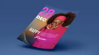 PixelLab Tutorial - How to Design Professional Birthday Flyer in Pixellab | 2024 | Graphics Design