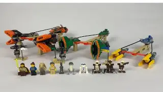Old Lego Star Wars set review: Mos Espa Podrace 7171 [4K] ( Released 1999)