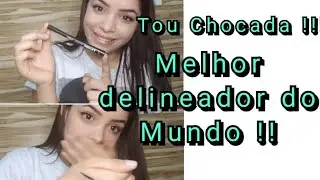 Testando novo Delineador da Playboy a Prova da agua!!!!