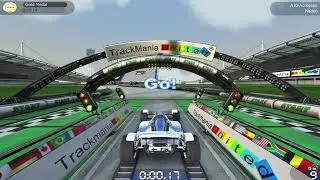 TrackMania Nations Forever (PC): White challenges, all gold.