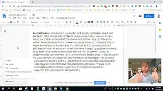 How to find the word count in docs