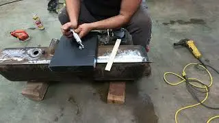REO Gold Comet Gas Tank and Step Repair