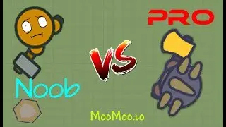 MooMoo.io - NOOB vs PRO! (Updated/Part 2)
