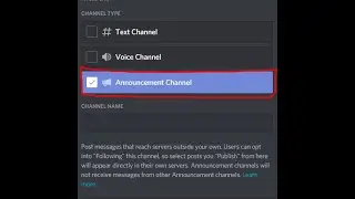 How to add announcement channels to your discord server