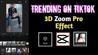3D Zoom Effect | Viral TikTok Photo Animation | CapCut New Trend 3D Zoom Effect