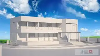 Exterior Modeling Timelapse 3ds max Beautiful House Without a floor plan