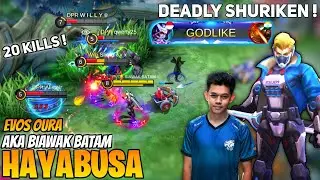 20 Kill! Hayabusa Deadly Shuriken | By Biawak Batam aka OURA - Mobile Legends
