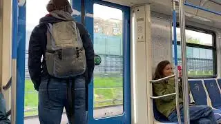 Вся Филевская линия Московского метрополитена. Кунцевская - Александровский сад - Москва-Сити