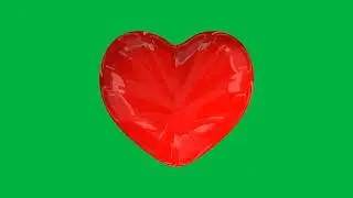 Heart Green Screen│Motion Graphic Transitions│Green Screen│OBS