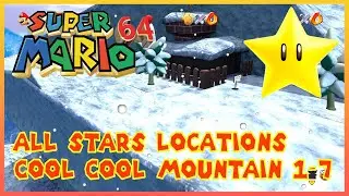 Super Mario 64 (3D All Stars) All Star Location In Cool Cool Mountain