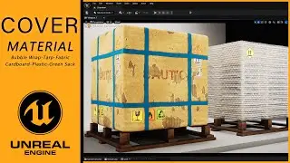 Bubble Wrap | Tarp | Fabric | Cardboard - Material in Unreal Engine