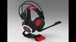 Wireless Headphone_3D Modeling Showreel