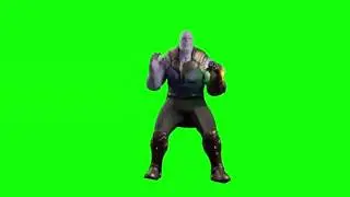 Thanos Dancing With Mafia city Ads song (Green Screen)