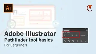 Adobe Illustrator pathfinder tool basics | For beginners | Build your custom shapes