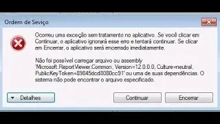 Erro ReportViewer c#  Visual  Studio Microsoft ReportViewer Common Version=12 0 0 0 RESOLVIDO