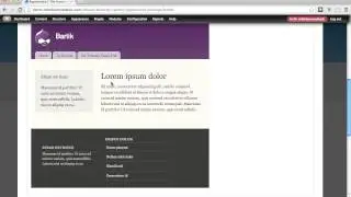 How can I configure and customize the theme on my Drupal site?