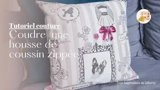 Coudre une housse de coussin zippée