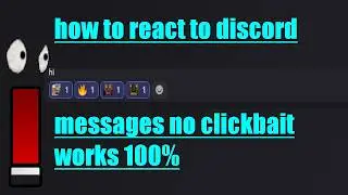 How to react to messages on discord  100% working in 2026, No clickbait