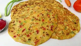 गेहूं के आटे का चीला | Atta ka Cheela | झटपट पौष्टिक आटा चीला | Wheat Flour Chilla Breakfast Recipe