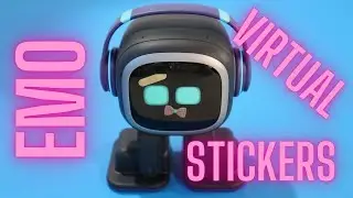 EMO robot from Living AI | Virtual Stickers!