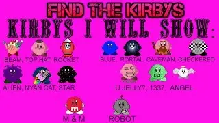 ROBLOX - Find The Kirbys (Some of the hard Kirbys)