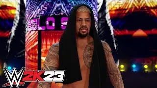 WWE 2K23 SOLO SIKOA ENTRANCE IN WARGAMES! #wwe2k23