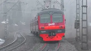 Nice snow day on the Line "Snezhnitsa - Kacha", TransSiberian Railway