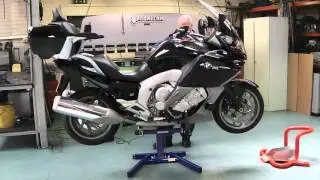 BMW K1600 Motorcycle Lift - EazyRizer Big Blue Professional