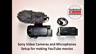 DuB-EnG: Review & Test Sony FDR-AX33 4K Camera RODE VideoMic Go HDR CX-450 Giant Squid Lavalier Mic