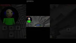 BALDI SE DEU MAL NO MINECRAFT... #shorts #baldisbasics #minecraft
