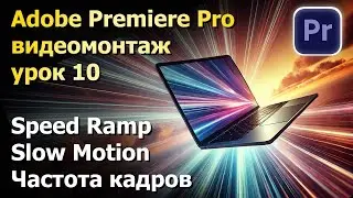 Slow Motion. Speed Ramp. Видеомонтаж в Premiere Pro. Урок 10