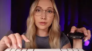 ASMR You’re My Computer 💻 (keyboard typing, mouse clicking, soft spoken)