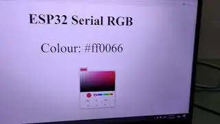 ESP32 Serial RGB LED with Web Server