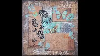 Mixed Media - Vintage Effect Wash