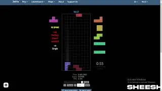 New year and I choke 100k on ultra | jstris