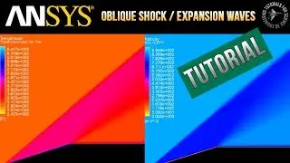 ANSYS FLUENT CFD: Supersonic Flow, Oblique Shocks, and Expansion Waves Tutorial
