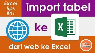 Excel Tips  #01 - Copy Tabel dari Web ke Excel