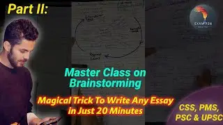 Master Class on Brainstorming For CSS/PMS Essay || Essay Planning & Ideas Generation