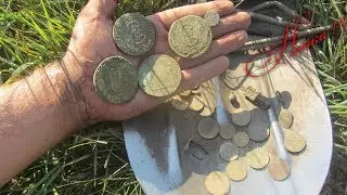Клад небольшой ,Сибирских десятков !!