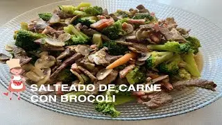 Cómo hacer salteado de carne con brocoli, fácil y rápido