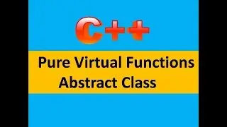 Pure virtual function and abstract class in c++ |GATE | ISRO |